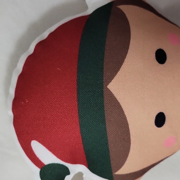 Set Of 2 Festive Elf Plush Pillows - Picture 7 of 9
